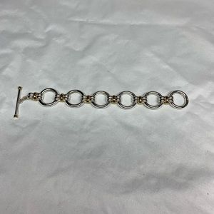 Ralph Lauren. Gold and Silver Chain Link Bracelet